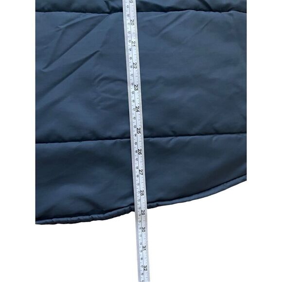 Vintage 70s/80s iron works builders guild navy blue button down puffer vest - Picture 7 of 7